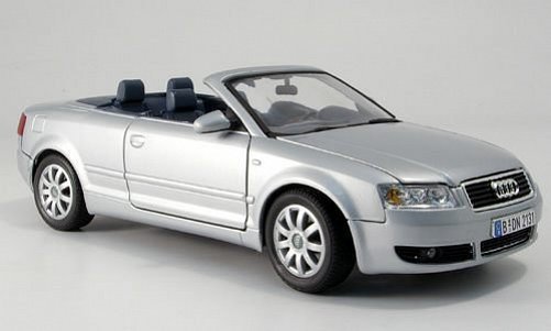 Audi A4 Convertible, silver, without showcase